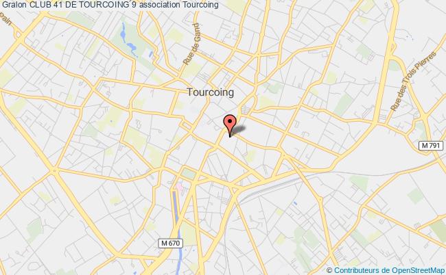 plan association Club 41 De Tourcoing 9 Tourcoing