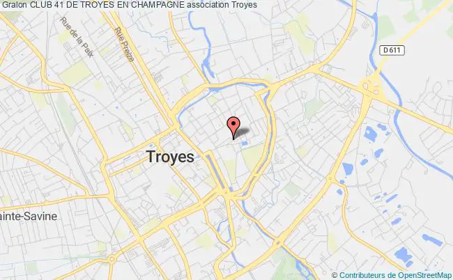 plan association Club 41 De Troyes En Champagne Troyes