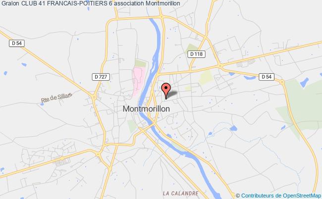 plan association Club 41 Francais-poitiers 6 Montmorillon