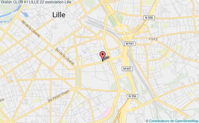 plan association Club 41 Lille 22 Lille