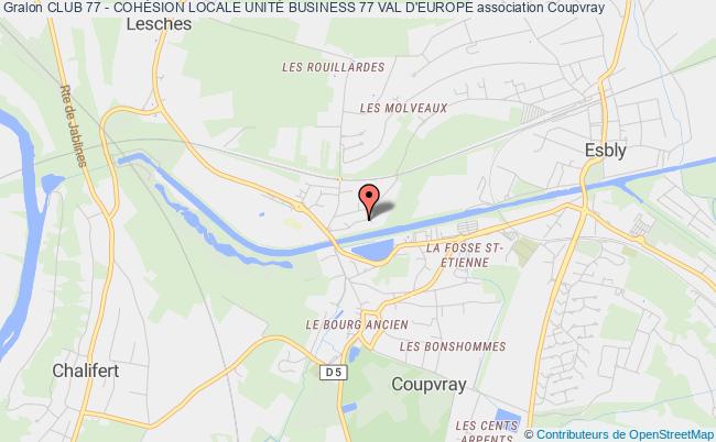 plan association Club 77 - CohÉsion Locale UnitÉ Business 77 Val D'europe Coupvray