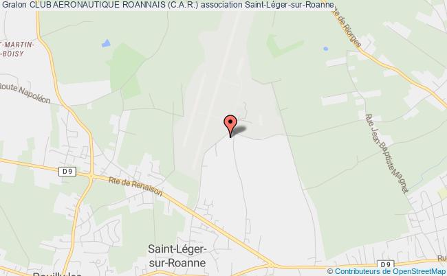 plan association Club Aeronautique Roannais (c.a.r.) Saint-Léger-sur-Roanne