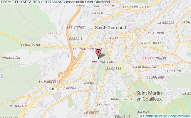 plan association Club Affaires Couramiaud Saint-Chamond