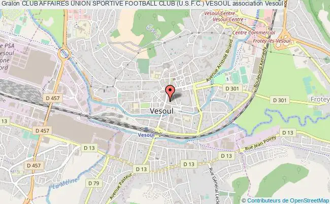 plan association Club Affaires Union Sportive Football Club (u.s.f.c.) Vesoul Vesoul