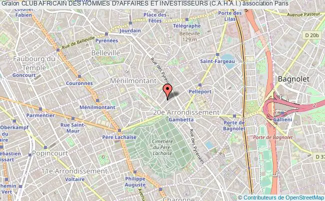 plan association Club Africain Des Hommes D?affaires Et Investisseurs (c.a.h.a.i.) Paris