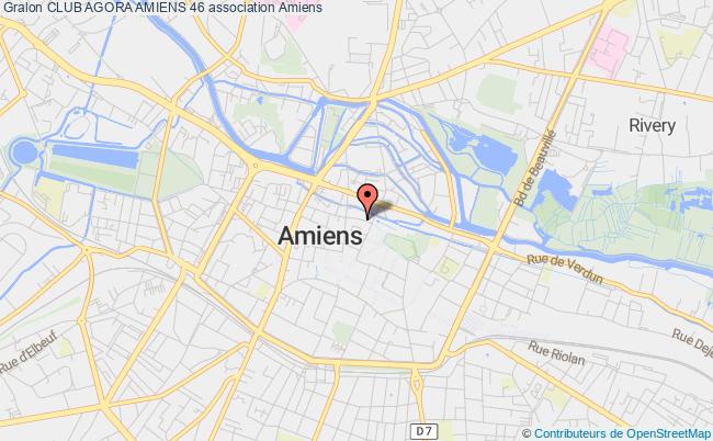 plan association Club Agora Amiens 46 Amiens