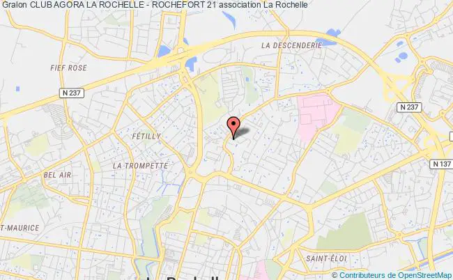 plan association Club Agora La Rochelle - Rochefort 21 La Rochelle
