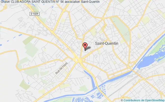 plan association Club Agora Saint Quentin N° 54 Saint-Quentin