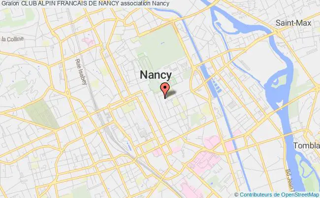 plan association Club Alpin Francais De Nancy Nancy