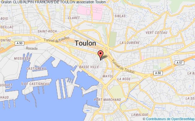 plan association Club Alpin Francais De Toulon Toulon