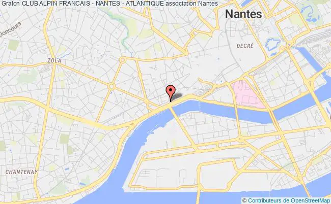 plan association Club Alpin Francais - Nantes - Atlantique Nantes