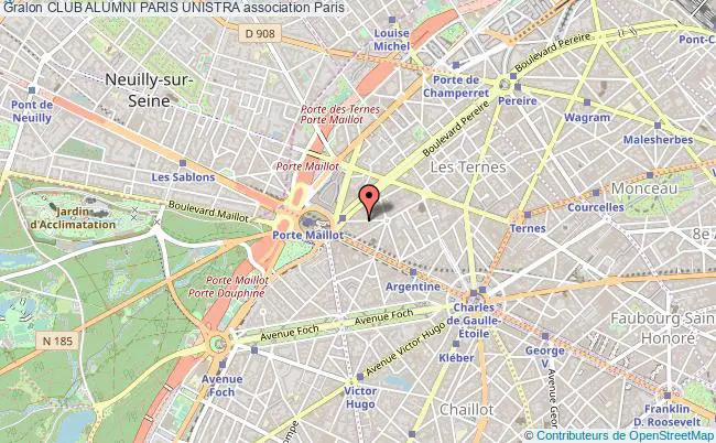 plan association Club Alumni Paris Unistra Paris