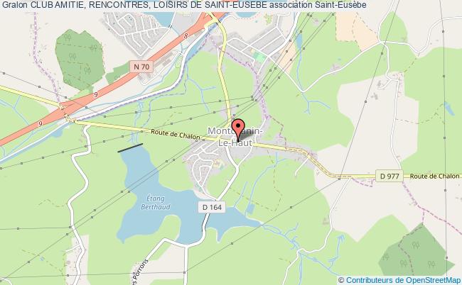 plan association Club Amitie, Rencontres, Loisirs De Saint-eusebe Saint-Eusèbe