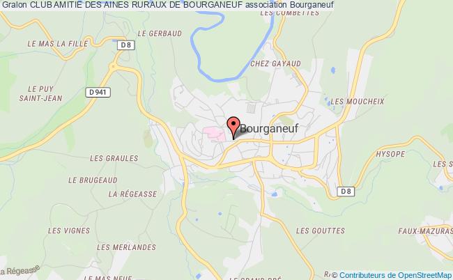 plan association Club Amitie Des Aines Ruraux De Bourganeuf Bourganeuf