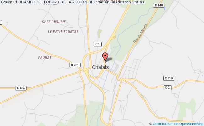 plan association Club Amitie Et Loisirs De La Region De Chalais Chalais