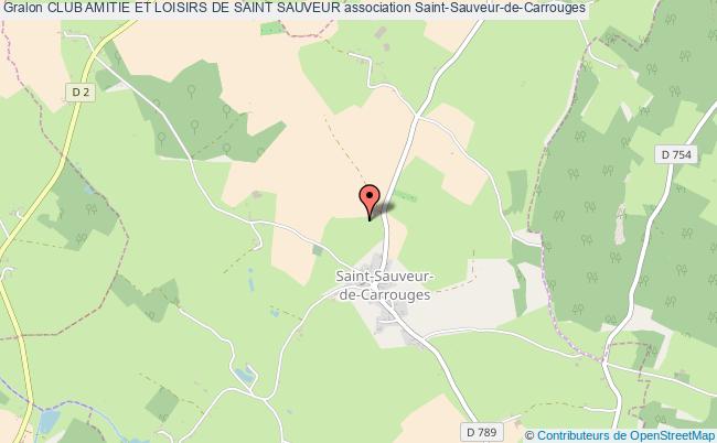 plan association Club Amitie Et Loisirs De Saint Sauveur Saint-Sauveur-de-Carrouges