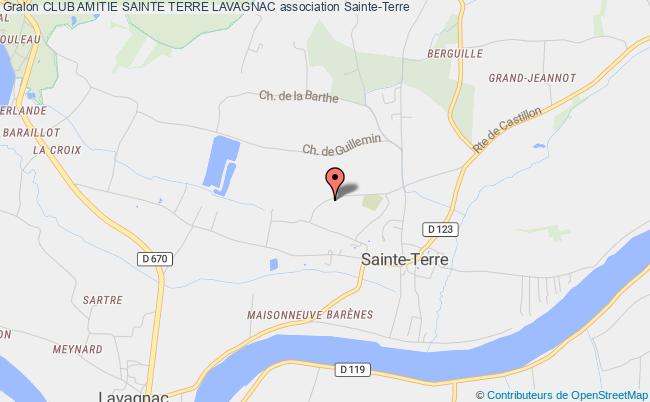 plan association Club Amitie Sainte Terre Lavagnac Sainte-Terre