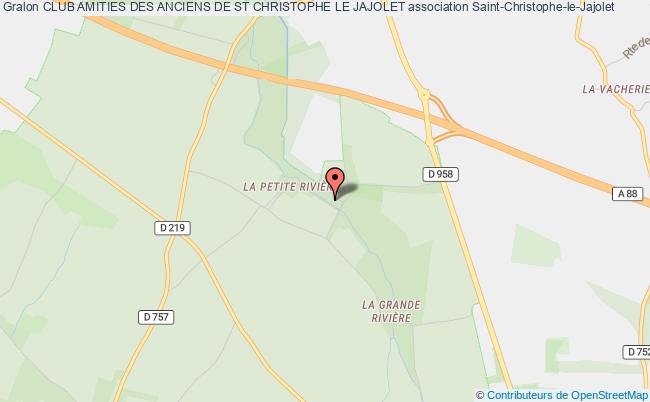 plan association Club Amities Des Anciens De St Christophe Le Jajolet Boischampré