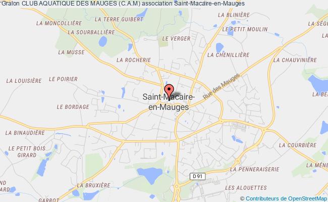 plan association Club Aquatique Des Mauges (c.a.m) Saint-Macaire-en-Mauges