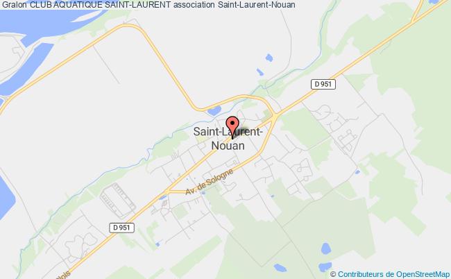 plan association Club Aquatique Saint-laurent Saint-Laurent-Nouan