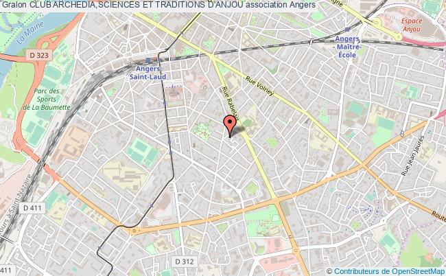 plan association Club Archedia,sciences Et Traditions D'anjou Angers