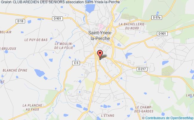 plan association Club Aredien Des Seniors Saint-Yrieix-la-Perche
