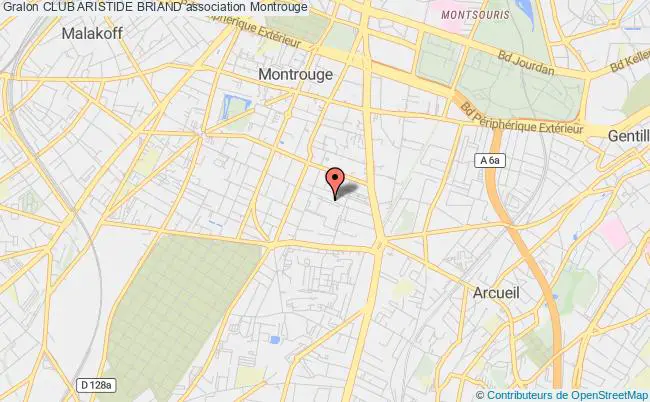 plan association Club Aristide Briand Montrouge