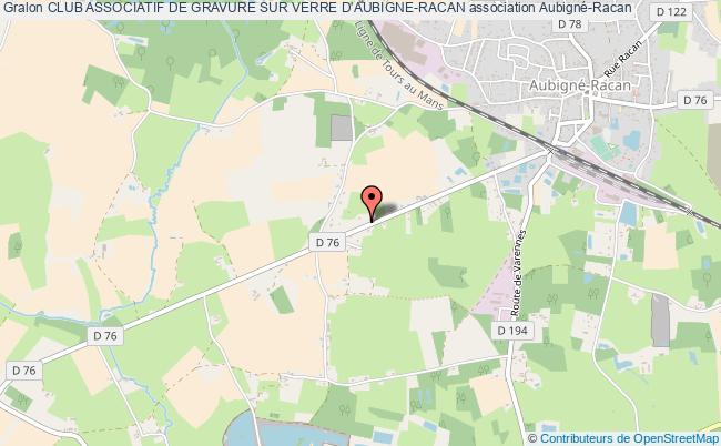 plan association Club Associatif De Gravure Sur Verre D'aubigne-racan Aubigné-Racan