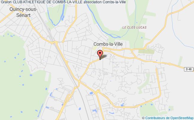 plan association Club Athletique De Combs-la-ville Combs-la-Ville