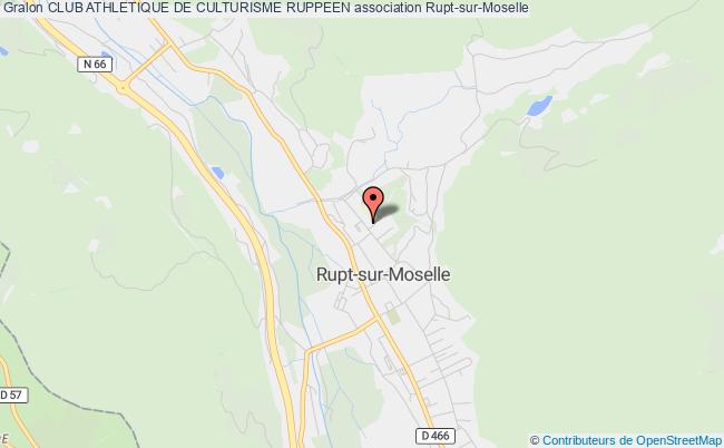 plan association Club Athletique De Culturisme Ruppeen Rupt-sur-Moselle