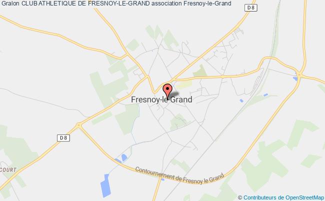 plan association Club Athletique De Fresnoy-le-grand Fresnoy-le-Grand