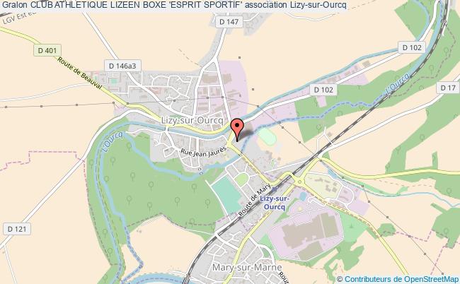 plan association Club Athletique Lizeen Boxe 'esprit Sportif' Lizy-sur-Ourcq
