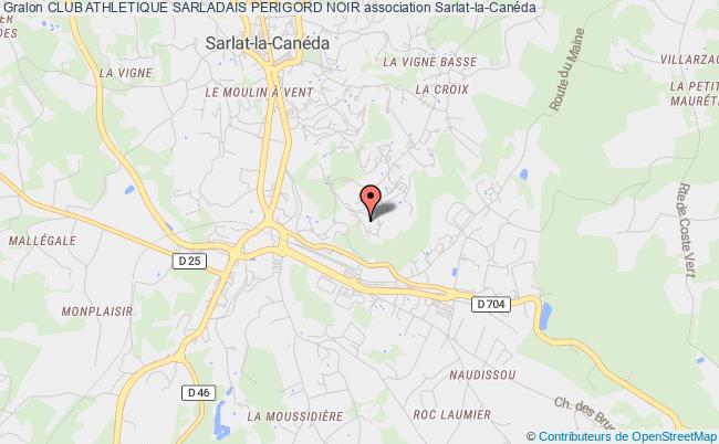 plan association Club Athletique Sarladais Perigord Noir Sarlat-la-Canéda