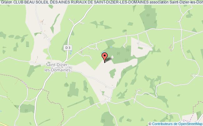 plan association Club Beau Soleil Des Aines Ruraux De Saint-dizier-les-domaines Saint-Dizier-les-Domaines