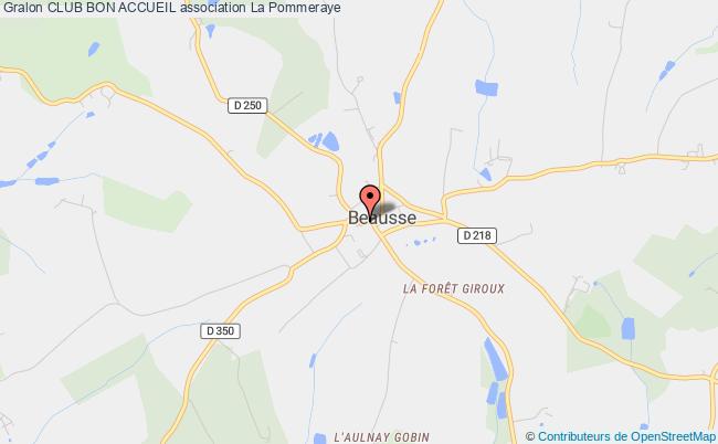 plan association Club Bon Accueil Mauges-sur-Loire