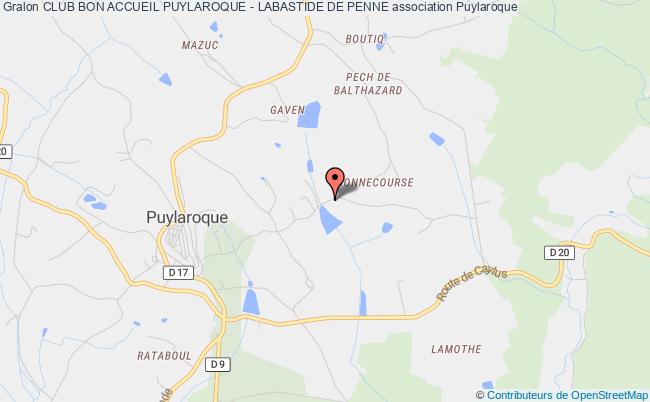 CLUB BON ACCUEIL PUYLAROQUE - LABASTIDE DE PENNE