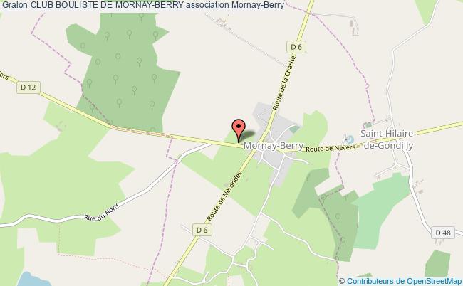 plan association Club Bouliste De Mornay-berry Mornay-Berry