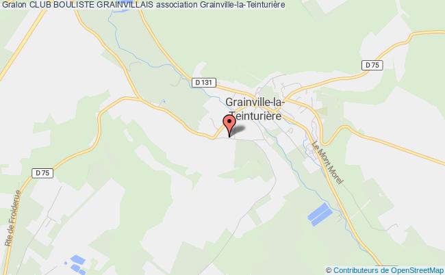 plan association Club Bouliste Grainvillais Grainville-la-Teinturière