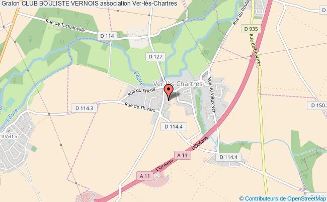 plan association Club Bouliste Vernois Ver-lès-Chartres