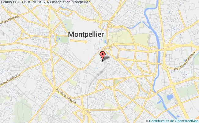 plan association Club Business 2.43 Montpellier