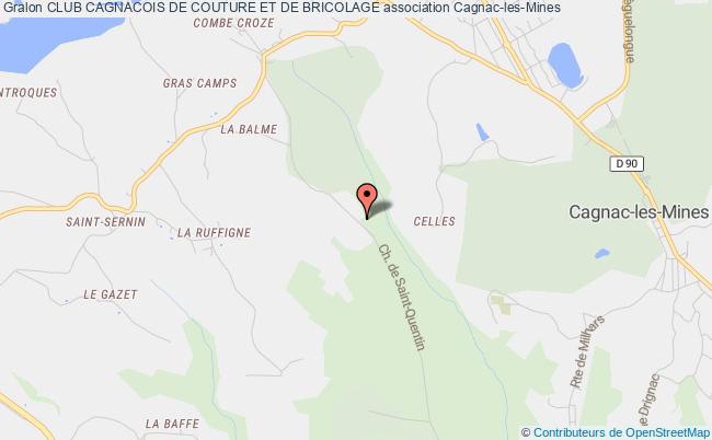 plan association Club Cagnacois De Couture Et De Bricolage Cagnac-les-Mines