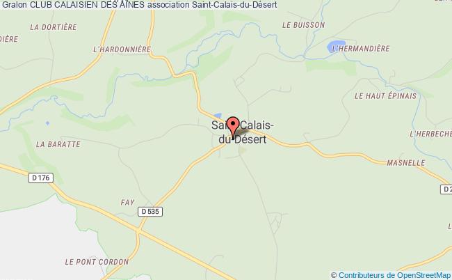 plan association Club Calaisien Des AÎnes Saint-Calais-du-Désert