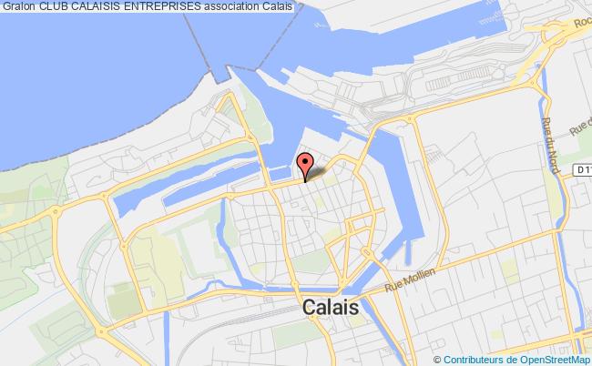 plan association Club Calaisis Entreprises Calais