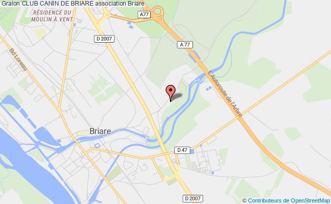 plan association Club Canin De Briare 