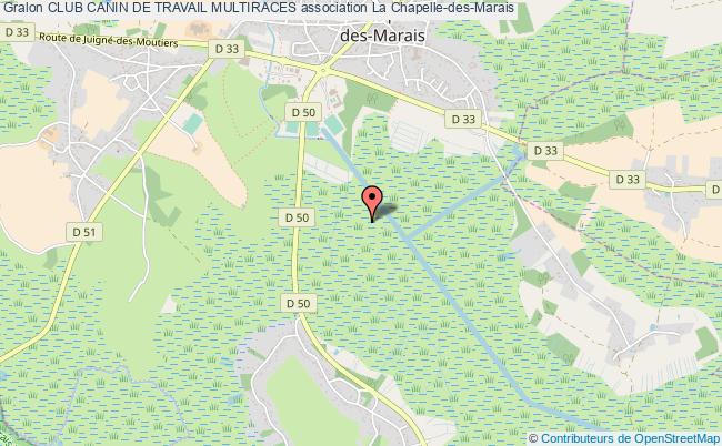 plan association Club Canin De Travail Multiraces La    Chapelle-des-Marais