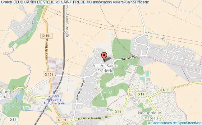 plan association Club Canin De Villiers Saint Frederic Villiers-Saint-Frédéric