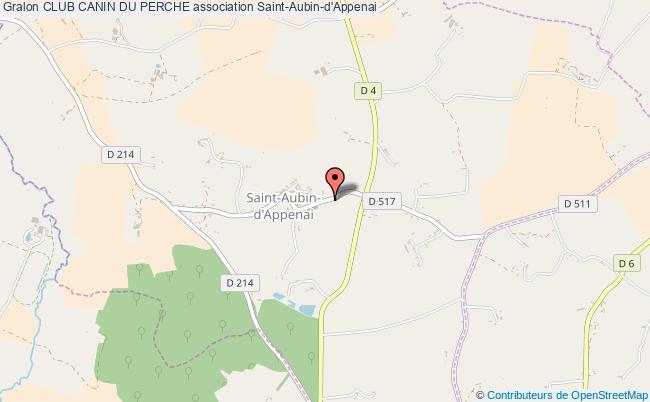 plan association Club Canin Du Perche Saint-Aubin-d'Appenai