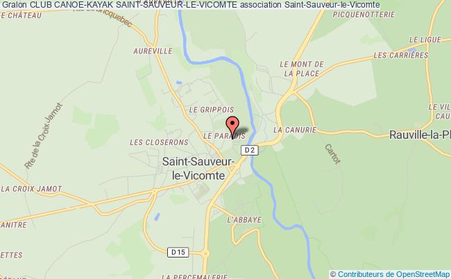 plan association Club Canoe-kayak Saint-sauveur-le-vicomte Saint-Sauveur-le-Vicomte