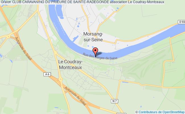 plan association Club Caravaning Du Prieure De Sainte-radegonde Le    Coudray-Montceaux