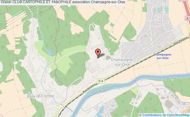 plan association Club Cartophile Et Fabophile Champagne-sur-Oise
